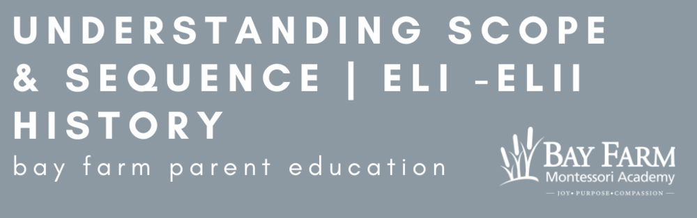 A Peek Inside the Classroom: Elementary History: Scope and Sequence